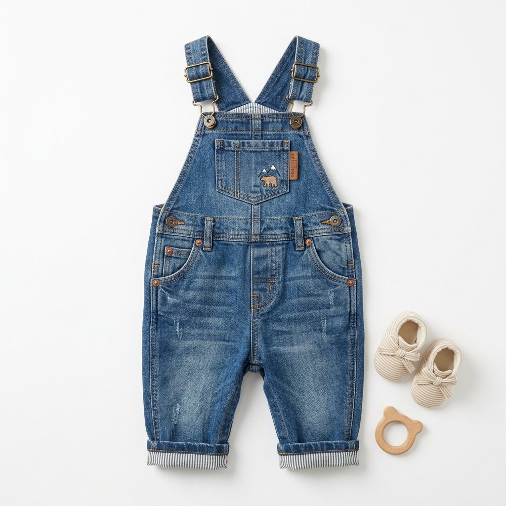 Baby Boy Denim Overalls